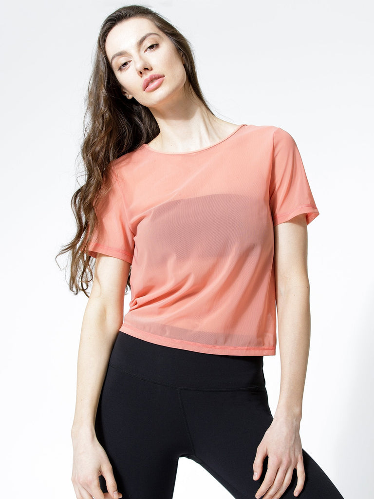 MESH TWIST TEE, CALIFORNIA MESH