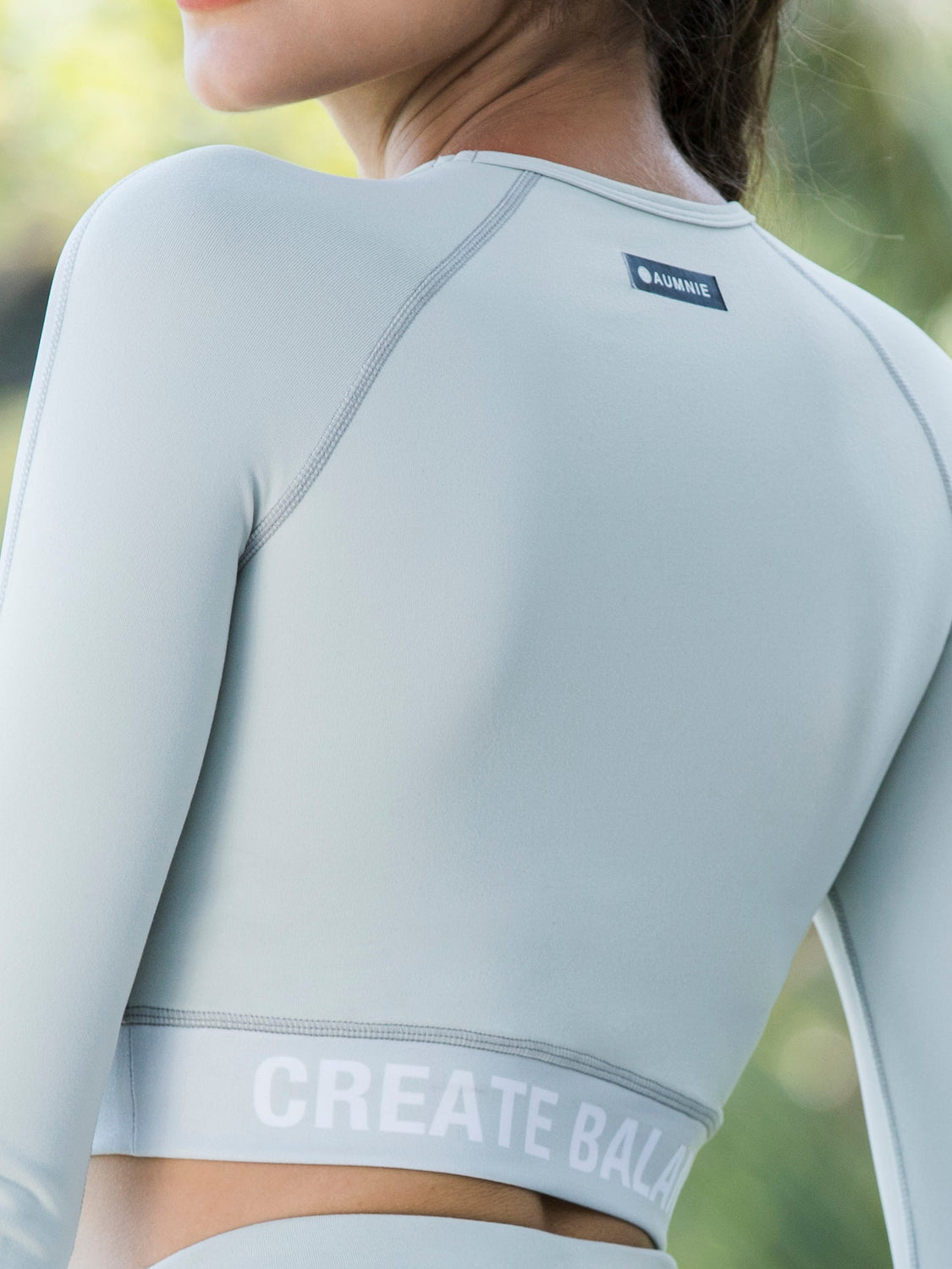 CREATION CROPPED TOP, SEASALT, SEASALT MESH