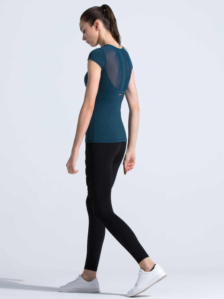 PEARL TEE, LAKE/LAKE MESH