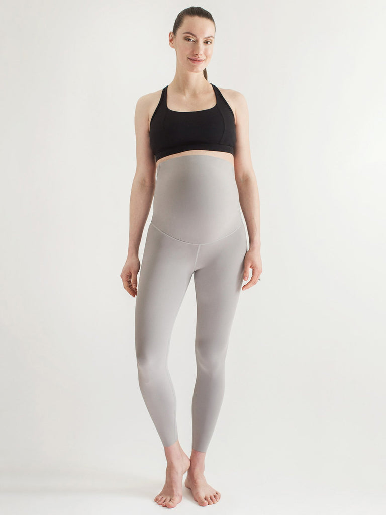 OVER THE BUMP MATERNITY SHAPE PANTS, LUNAR GREY