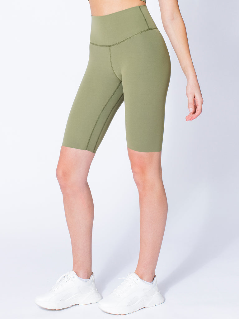 NUDE SHAPE BIKER SHORTS, SAGE
