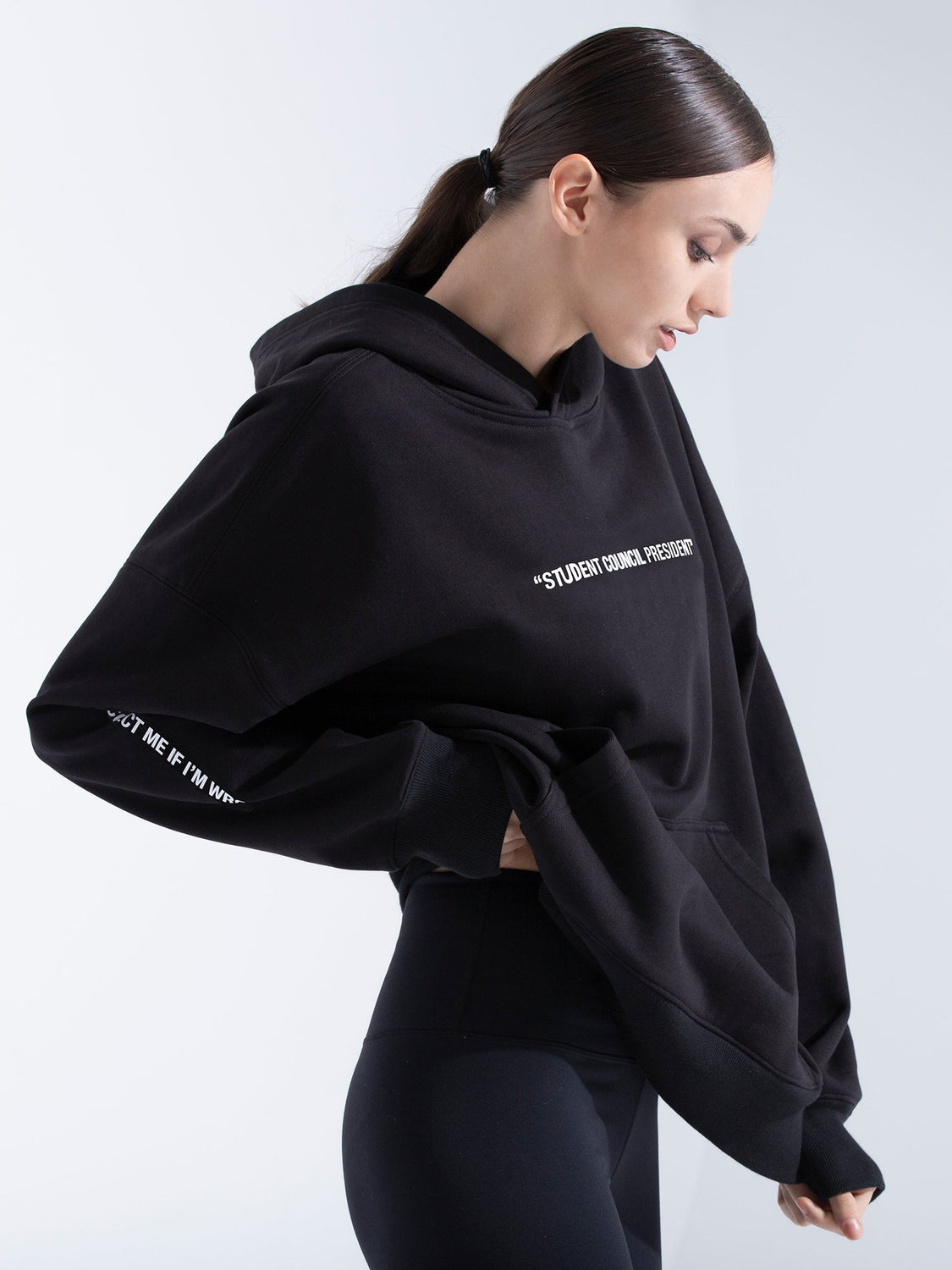 SOCIETY HOODIE, BLACK