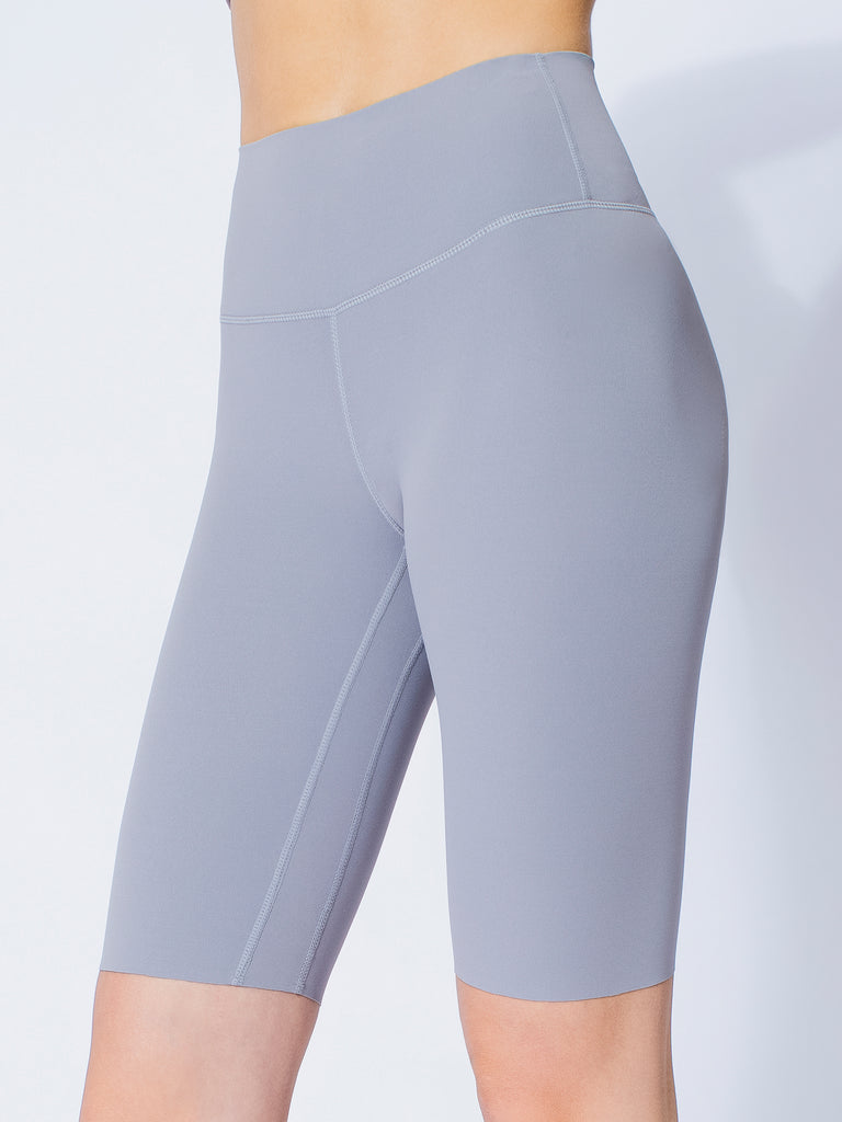 NUDE SHAPE BIKER SHORTS, LUNAR GREY
