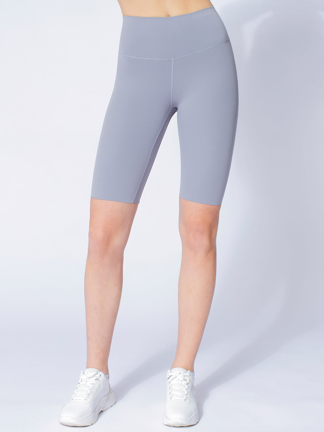 NUDE SHAPE BIKER SHORTS, LUNAR GREY