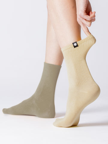 CHROMA CREW SOCKS SET, EARTH