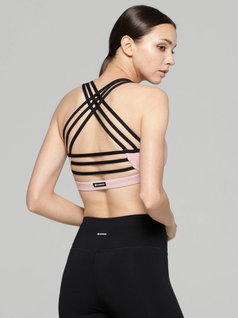 EMBRACE BRA, BLUSH/BLACK