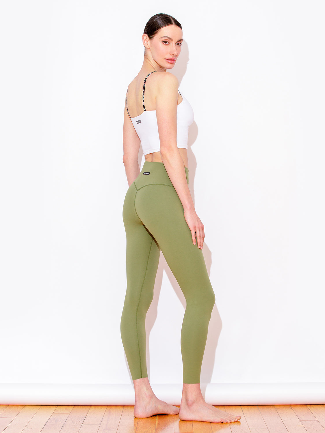 NUDE SHAPE HIGH WAIST PANTS, MUSTARD