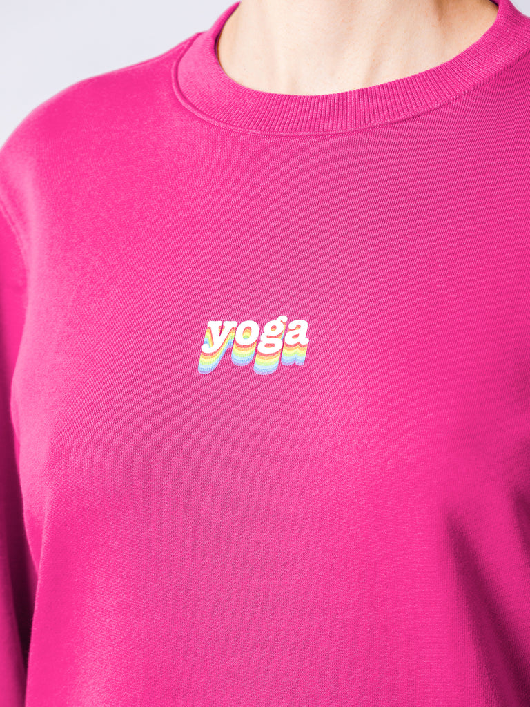 RAINBOW YOGA SWEATSHIRT, DIVA