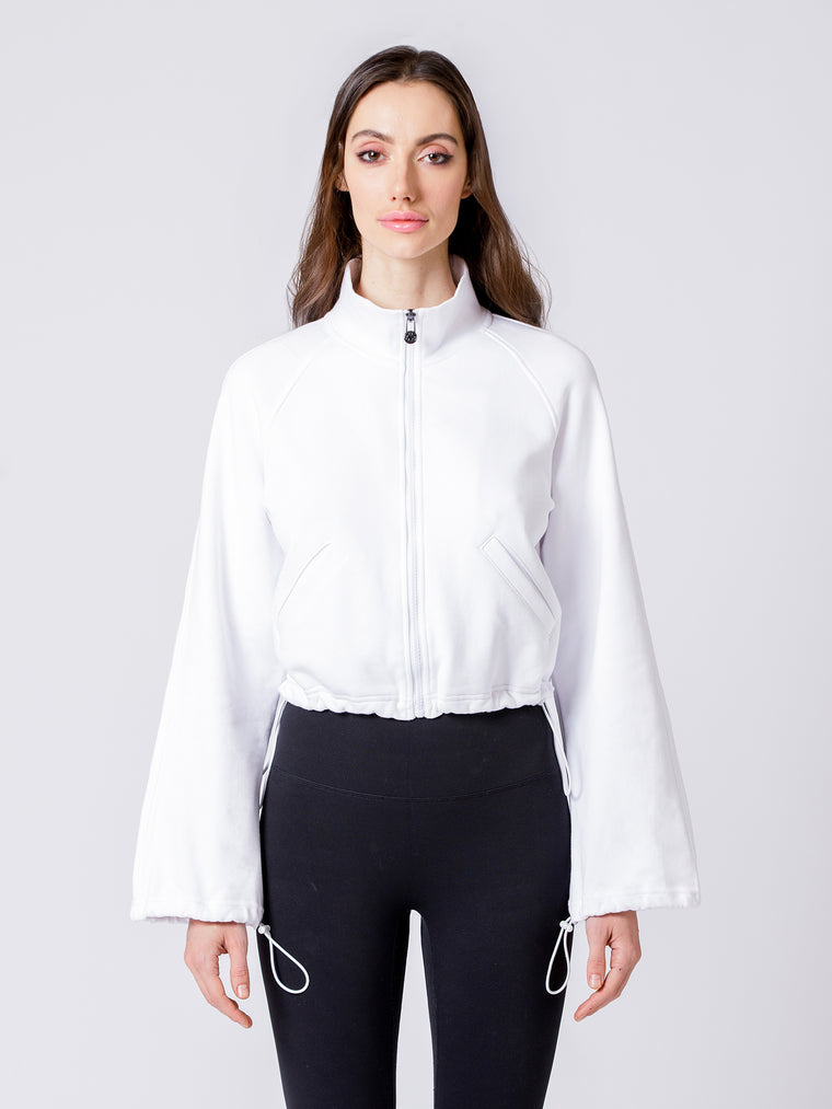 ASCEND WIDE SLEEVE JACKET,WHITE