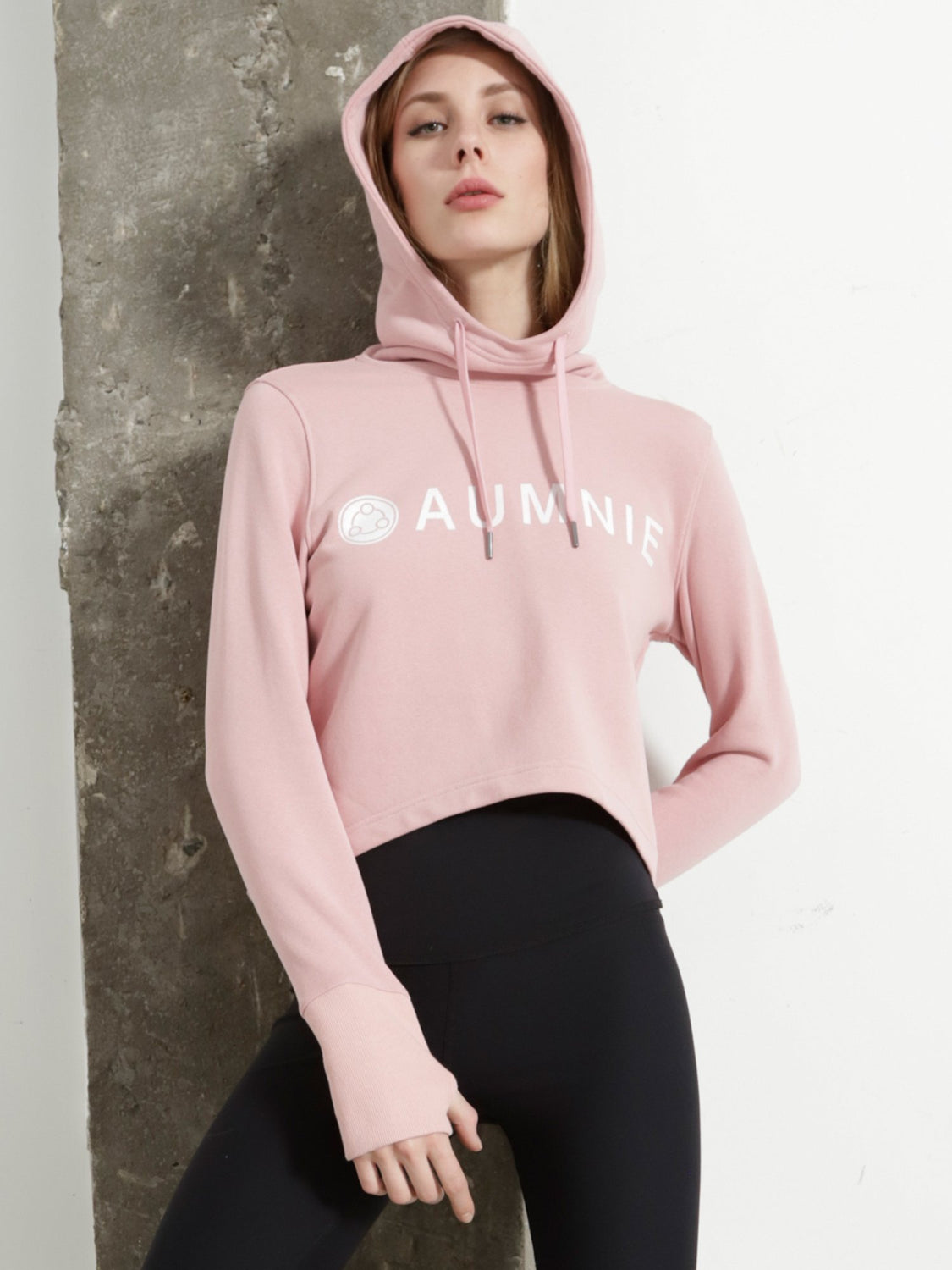 HI LO LOGO HOODIE, PINK