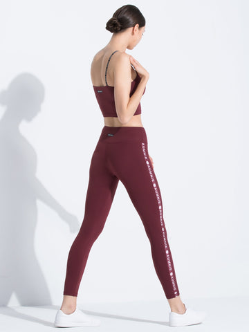 LOGO PANTS, BORDEAUX