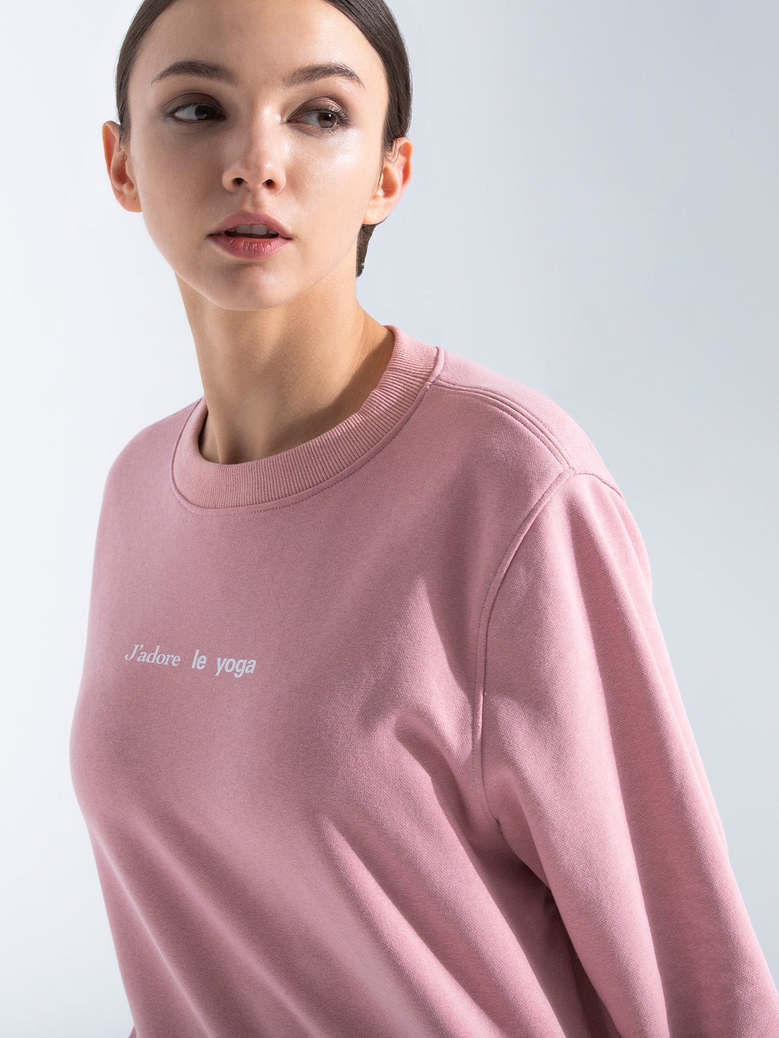 FRENCH YOGA SWEATSHIRT, PINK