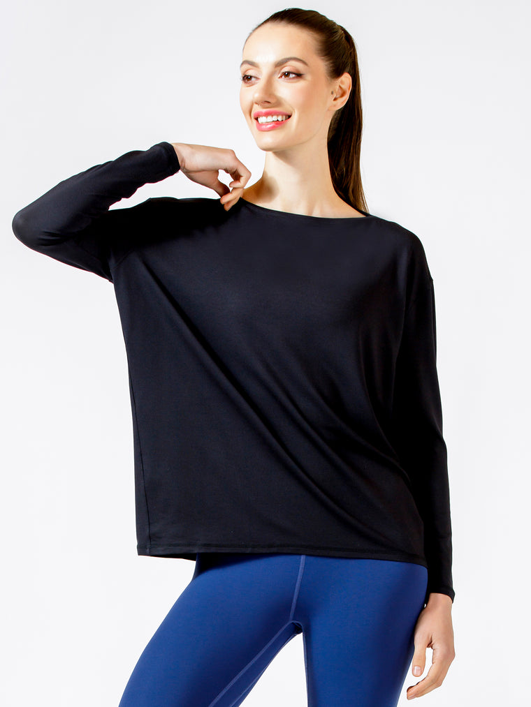 LOOSE & RELAXED TEE, BLACK
