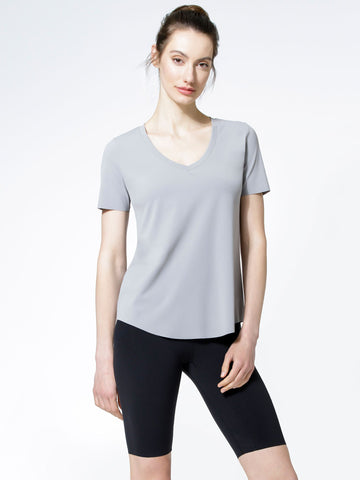 RELAXED NUDE TEE, LUNAR GREY