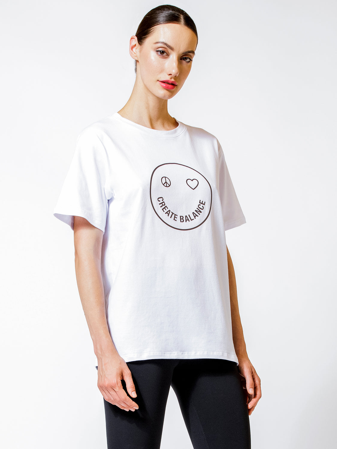 HAPPY GLOW TEE, WHITE