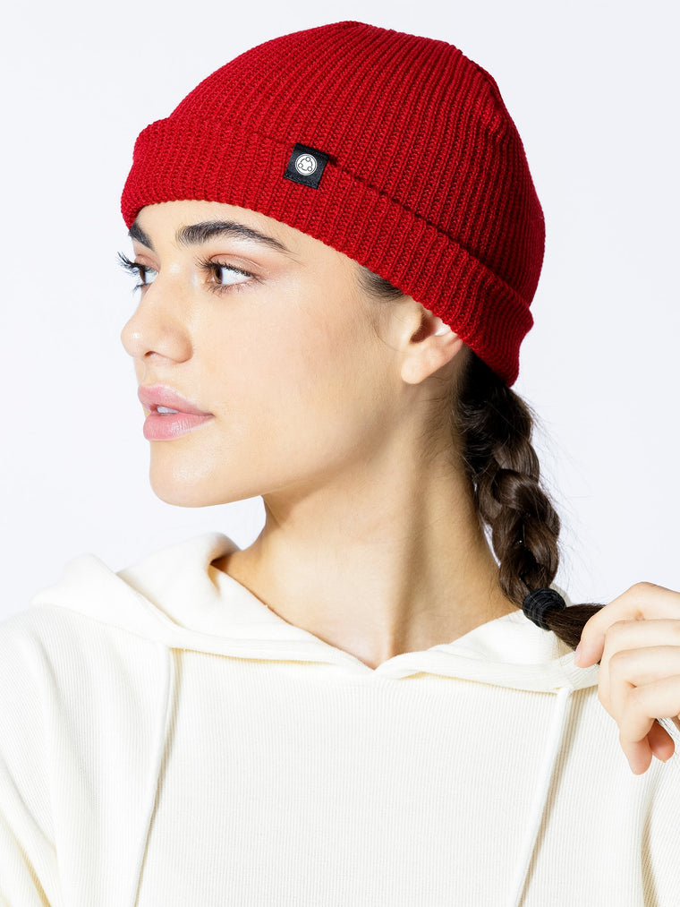BROOKLYN BEANIE,  BURGUNDY