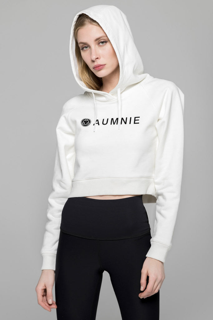 CLASSIC LOGO HOODIE, WHITE