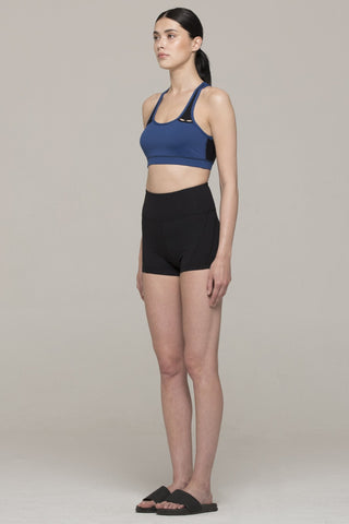 INERTIA SHORTS, BLACK/ATLANTIC