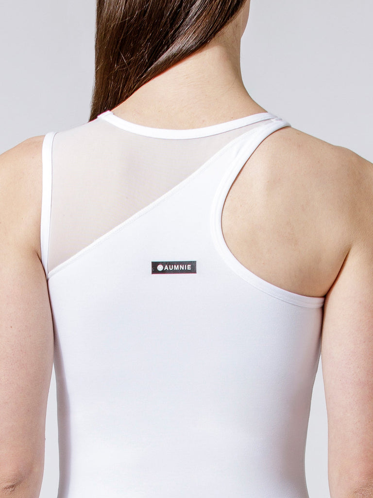 CONFLUX TANK, WHITE/WHITE MESH