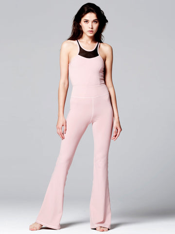 FLARED JUMPSUIT, BLUSH