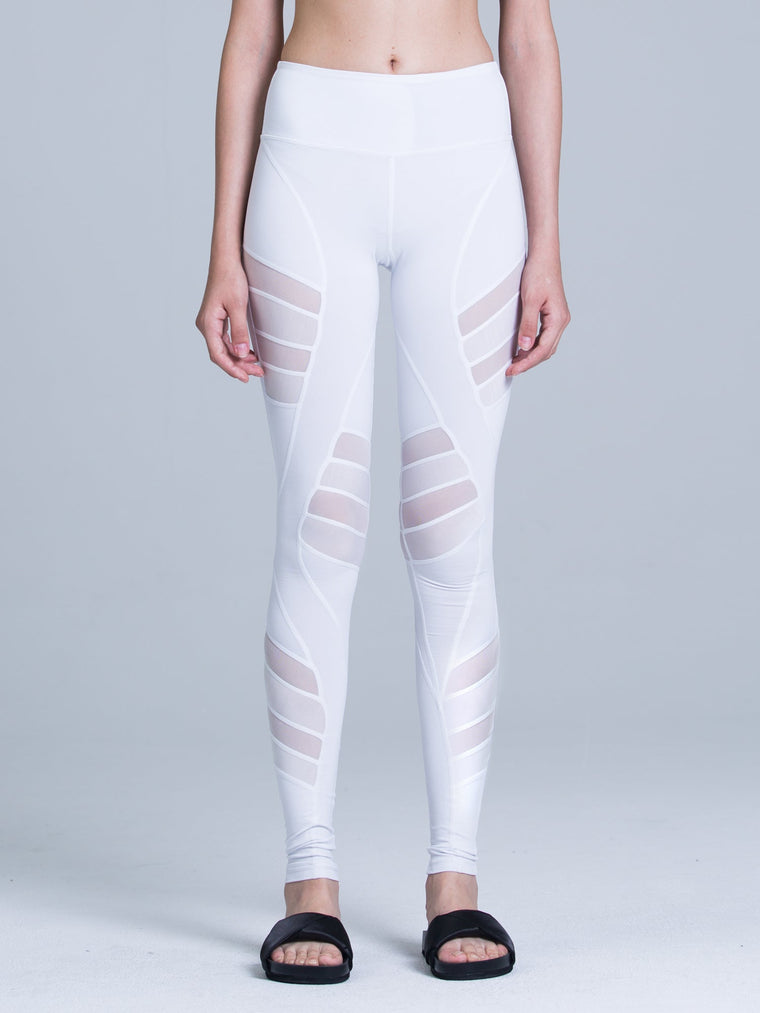 COMPETITION PANTS, WHITE/WHITE MESH