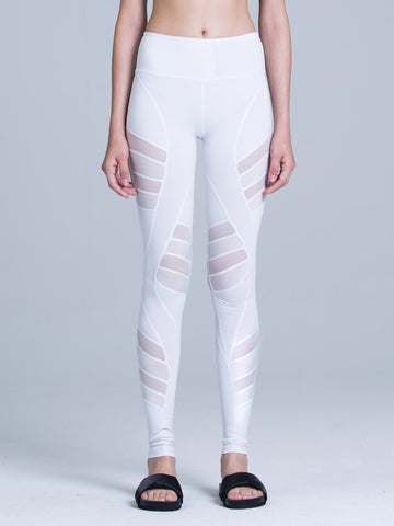 COMPETITION PANTS, WHITE/WHITE MESH