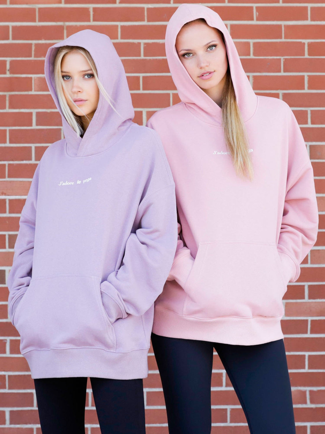 FRENCH YOGA HOODIE, PINK