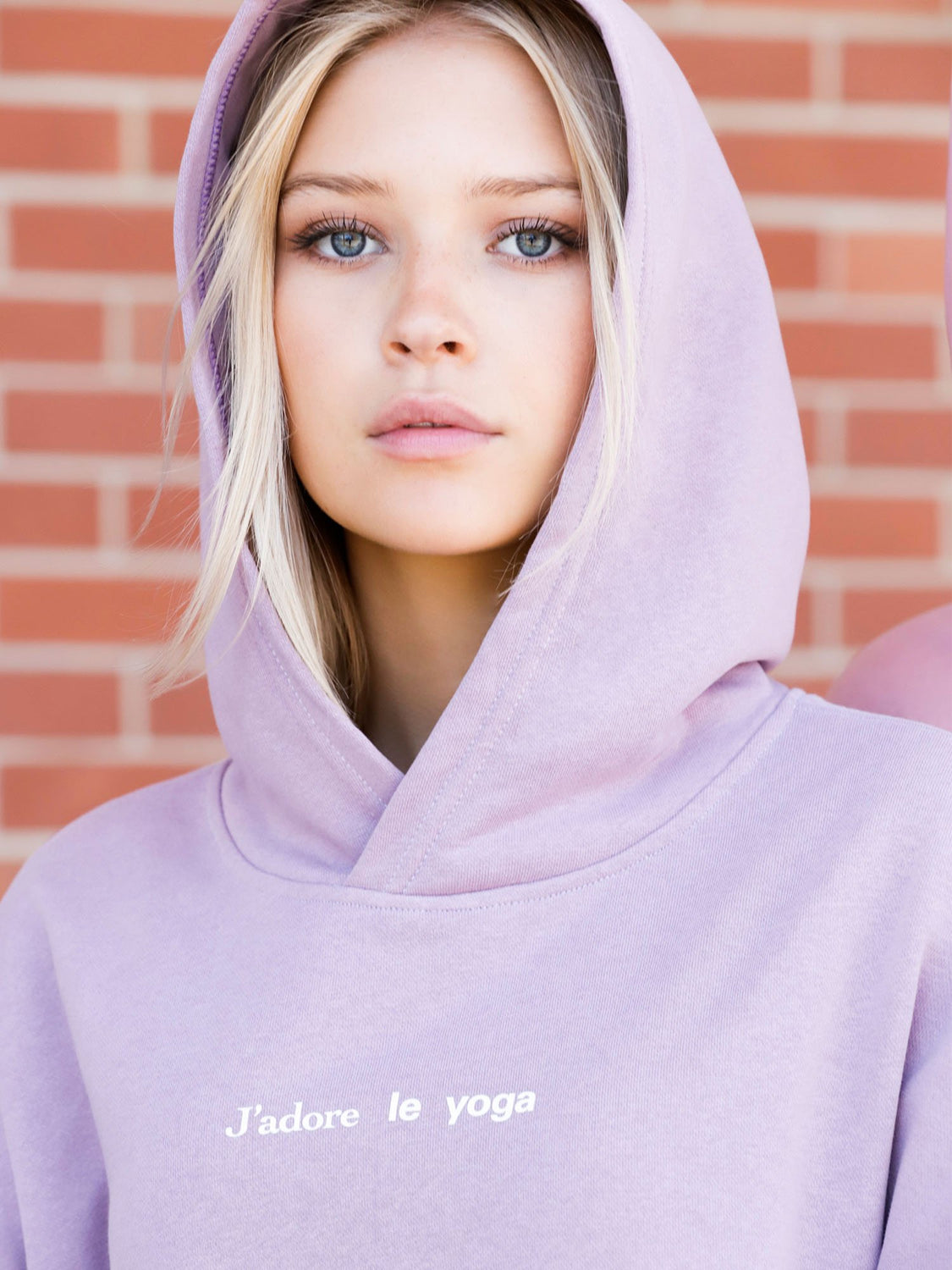 FRENCH YOGA HOODIE, PURPLE